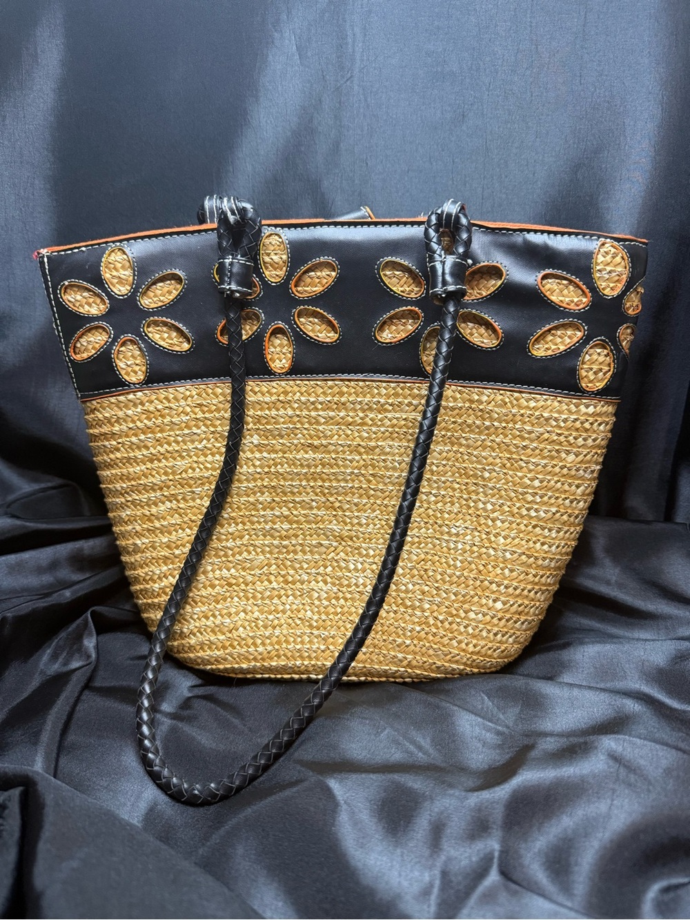 Magid Straw Woven Tote NWT - Picture 3 of 8